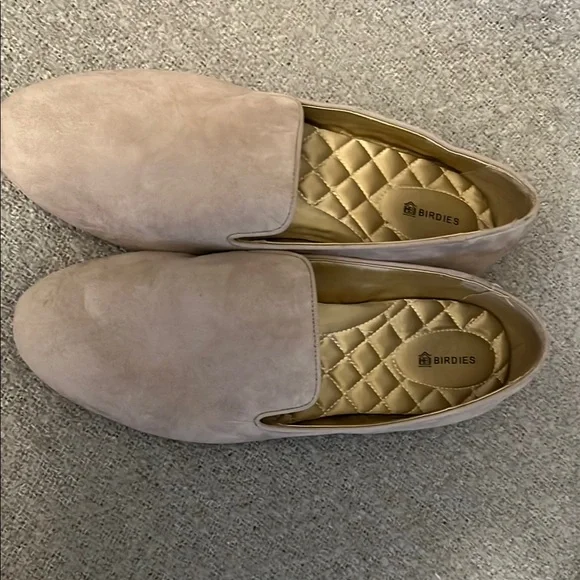 Birdies Tan Suede Loafers - Picture 2 of 4